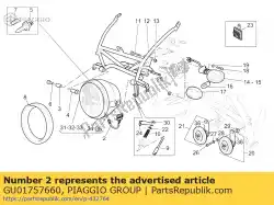 Ici, vous pouvez commander le câblage auprès de Piaggio Group , avec le numéro de pièce GU01757660: