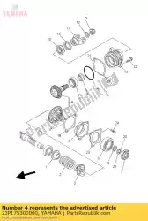 Here you can order the pinion set from Yamaha, with part number 23P175300000: