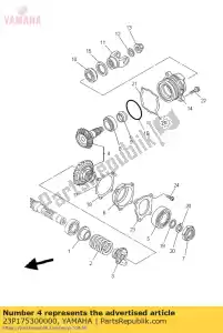 yamaha 23P175300000 pinion set - Bottom side