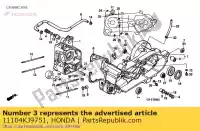 11104KJ9751, Honda, cespuglio, l. gancio motore esterno honda  cn 250 1994 1998, Nuovo