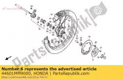 Aqui você pode pedir o cubo, roda dianteira em Honda , com o número da peça 44601MM9000: