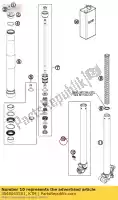 35480455S1, KTM, Axle clamp r/s cpl. w. tube gasgas husqvarna ktm  sx sxs 0 5 50 2012 2014 2015 2016 2017 2018 2019 2020 2021 2022, New