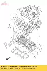 Ici, vous pouvez commander le culasse assy auprès de Yamaha , avec le numéro de pièce B67W11010900: