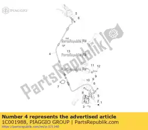 Piaggio Group 1C001988 tubazioni idrauliche freno anteriore - Il fondo