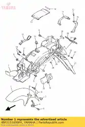 voorspatbord comp. Van Yamaha, met onderdeel nummer 4BP2151000PH, bestel je hier online: