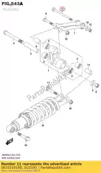 Here you can order the bolt from Suzuki, with part number 0910310198: