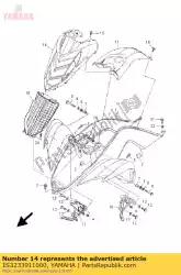 Ici, vous pouvez commander le panneau, avant auprès de Yamaha , avec le numéro de pièce 1S3233911000: