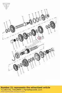 triumph T1180770 struik - Onderkant