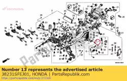 Aquí puede pedir fusible a, bloque múltiple (120a de Honda , con el número de pieza 38231SFEJ01: