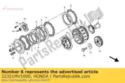 Here you can order the plate a, clutch from Honda, with part number 22321MV1000: