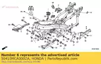 50410MCA000ZA, Honda, couverture, r. plaque pivot * nh248r * (nh248r 248 gris) honda  gl 1800 2001 2002 2003 2004 2005 2006 2007 2008 2009 2010 2012 2013 2017, Nouveau