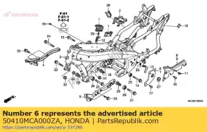 honda 50410MCA000ZA cover, r. pivot plate *nh248r * (nh248r 248gray) - Bottom side