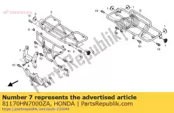 Qui puoi ordinare guardia, fr. Pipe * nh1 * da Honda , con numero parte 81170HN7000ZA: