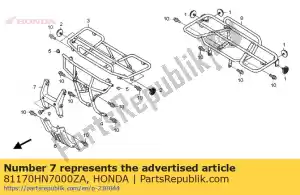 Honda 81170HN7000ZA guardia, fr. pipe * nh1 * - Il fondo