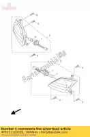 4P9H33100000, Yamaha, luz pisca-pisca frontal yamaha nxc xc 125 2007 2008 2009 2010 2011 2012, Novo