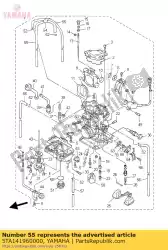 Ici, vous pouvez commander le tuyau auprès de Yamaha , avec le numéro de pièce 5TA141960000: