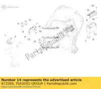 673569, Piaggio Group, Tapa de la batería piaggio fly rp8c52100 rp8c52300 rp8m79100 zapc526b zapm798g 50 125 150 2012 2014 2015 2016 2017 2018 2019, Nuevo