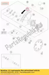 Qui puoi ordinare cerchio anteriore 1,6x21 'nero da KTM , con numero parte 7810907000030: