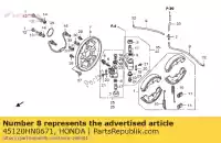 45120HN0671, Honda, pas de description disponible pour le moment honda trx 400 450 2002 2003 2004, Nouveau