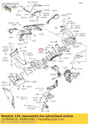 Aquí puede pedir pequeño con bridas, 6x16 zx1400 de Kawasaki , con el número de pieza 132BA0616: