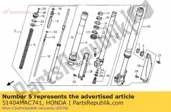 momenteel geen beschrijving beschikbaar van Honda, met onderdeel nummer 51404MAC741, bestel je hier online: