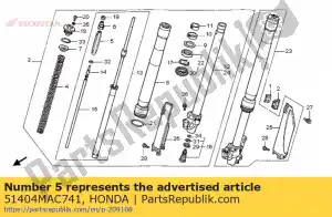 honda 51404MAC741 momenteel geen beschrijving beschikbaar - Onderkant