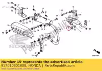 957010801808, Honda, Bolt, flange, 8x18 honda  cb gl nc pc xbr 125 500 600 700 750 800 1800 1987 1988 1989 1990 2001 2002 2003 2004 2005 2006 2007 2008 2009 2010 2011 2012 2013 2017 2018 2019 2020, New