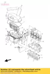 gewricht, luchtfilter 1 van Yamaha, met onderdeel nummer 5VX144530000, bestel je hier online: