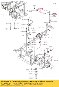 kawasaki 922002284 01 podk?adka,8,5x18x1 - Dół