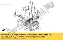 Aquí puede pedir pasador de clavija, 4x37. 5 de Honda , con el número de pieza 91101KK0000: