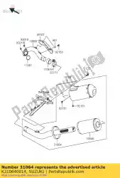 Tutaj możesz zamówić rura od Suzuki , z numerem części K310640014:
