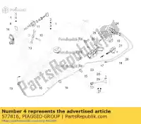 577816, Piaggio Group, bloccare     , Nuovo