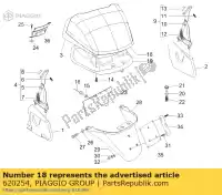 620254, Piaggio Group, Drzwi baga?nika niepomalowane     , Nowy