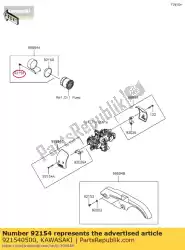 Qui puoi ordinare bullone, flangiato, 6x10 ej800abf da Kawasaki , con numero parte 921540500: