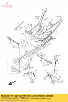 2CMF74810000, Yamaha, tablero, reposapiés yamaha mw 125 2016, Nuevo