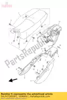 5VLF472K00P1, Yamaha, cubierta, cola 2 yamaha ybr 125 2005 2006 2007 2009, Nuevo