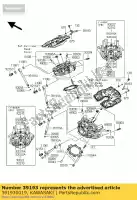 391930019, Kawasaki, pipe-oil,rocker shaft vn2000-a kawasaki vn 2000 2004 2005 2006 2008 2009 2010, New