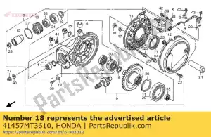 honda 41457MT3610 podk?adka h, z?batka (1.53) - Dół