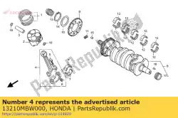 Aqui você pode pedir o haste assy., conectando em Honda , com o número da peça 13210MBW000: