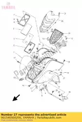 Qui puoi ordinare vite, rilegatura (8g6) da Yamaha , con numero parte 901540500200: