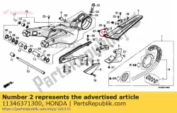 Here you can order the collar, adjusting cover from Honda, with part number 11346371300: