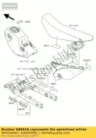 560530467, Kawasaki, especificação da etiqueta, pneu klx12 kawasaki d tracker 125 2010 2011 2012, Novo