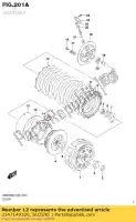 2147149100, Suzuki, asiento, arandela ondulada suzuki gsx  es xf freewind u dr seu ef se gs g e gsxr gs1100g gsx1100 1150eesef gsx1100esef gsx1150ef xf650 dr650se 1100 650 , Nuevo