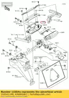 110541199, Kawasaki, soporte zg1400a8f kawasaki  gtr tr 1400 2008 2009 2010 2011 2012 2013 2014 2015 2016 2017, Nuevo