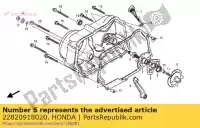 22820918020, Honda, plaque de comp., came d'embrayage honda (b) usa (e) england belgium clm little cub (x) japan crf general export england australia france germany xr 50 70 1950 1951 1952 1953 1954 1955 1956 1957 1958 1959 1960 1961 1962 1963 1964 1965 1966 1967 1968 1969 1970 1971 1972 1973 1974 1975 1976 , Nouveau