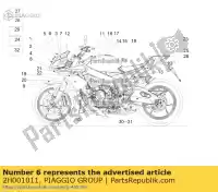 2H001011, Piaggio Group, decal 