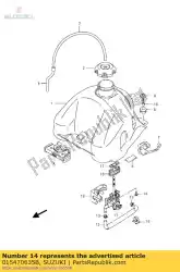 Qui puoi ordinare bullone da Suzuki , con numero parte 015470635B: