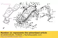 81260KVZ630, Honda, boîte comp, bagages honda nss forza a xa nss250a nss250s 250 , Nouveau