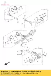 Aquí puede pedir lavadora de Yamaha , con el número de pieza 5PX833480000: