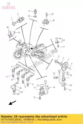 Here you can order the screw, tapping(ja3) from Yamaha, with part number 977076052000: